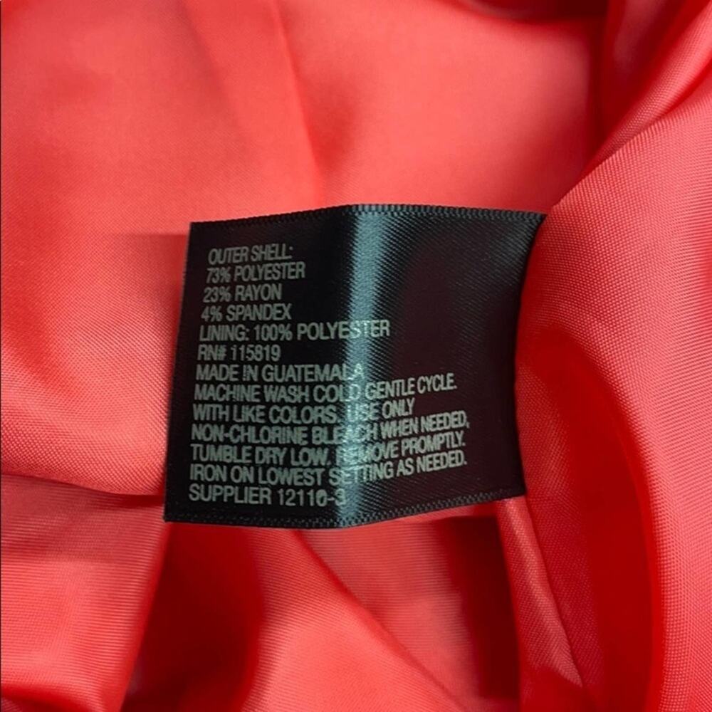 WORTHINGTON Womens 8 Coral Skirt - Picture 5 of 5